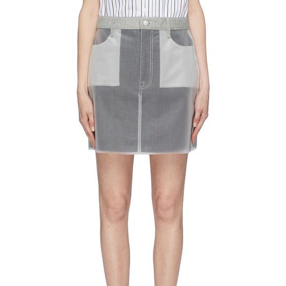 J BRAND Jeans Loria Mini Skirt in Clear Indigo - Picture 4 of 4